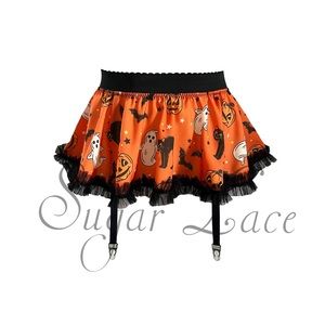 Sample Suagr Lace Halloween Garter Tutu Size S